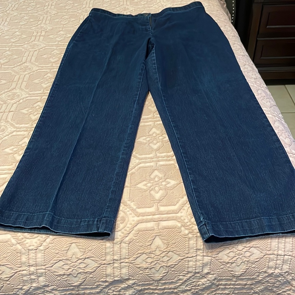 Dark denim jeans